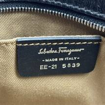 240426-Salvatore Ferragamo サルヴァトーレフェラガモ ガンチーニ 肩掛け ワンショルダーバッグ ブラック レディース　鞄_画像8