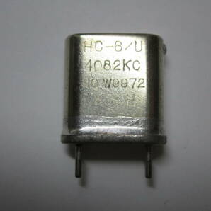 ジャンク（ス）6/U-② 4082KHz HC-6/Uタイプ水晶発振子 取外し品の画像1