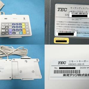 TEC/東芝テック キッチンディスプレイ 【KD-200-R/KBKD-200-R】 ◆K-706(0412)◆の画像9