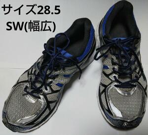 [即決]アシックス GEL-KAYANO 21 28.5cm SW 幅広 スーパーワイド メンズ TJG932 ゲルカヤノ ランニングシューズ asics スニーカー 4E