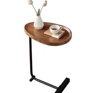 美品★オリジナル高級サイドテーブル別荘ナイトテーブルリビング北欧木製 コーヒーテーブル 贅沢の画像4