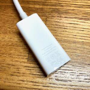 ★即決 送料無料 Apple アップル純正 Thunderbolt to Gigabit Ethernet Adapter ギガビット A1433 サンダーボルト イーサネット アダプターの画像4