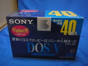 SONY 3.5型 2HD フロッピーディスク FD 40枚 40MF2HDGEDV 未使用品