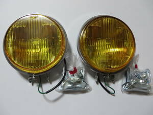 フォグランプ 丸型 134φ 本体2個 小糸製作所 KOITO 12V 35W 白熱バルブ fog lamp 旧車 いすゞ ベレット ミニ mini ワーゲン 13.4cm コイト