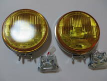 フォグランプ ハロゲン 本体 2個 丸型 150φ 小糸製作所 KOITO 12V 55W fog lamp 旧車 ベレット HALOGEN bellett mini ワーゲン ジムニー_画像1