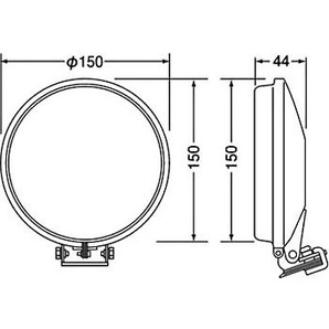 フォグランプ セット 丸型 150φ 白熱バルブ 小糸製作所 KOITO 12V 35W fog lamp set 旧車 ベレット ミニ ワーゲン ビートル bellett miniの画像3