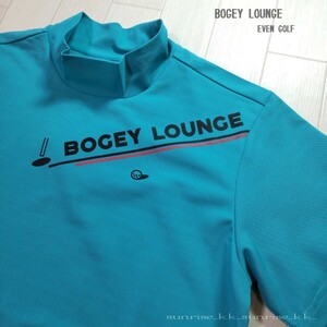 新品 M ボギーラウンジ BOGEY LOUNGE モックネック シャツ DAY 速乾系 ゴルフはお洒落の基本の“キ” ボギーラウンジ M サイズ