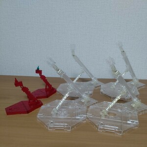 アクションベース クリア仕様 1/100 1/144 計６個 中古 欠品 現状 バンダイ ガンプラ プラモデル