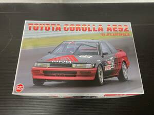 プラッツ nunu 1/24スケールプラモデル トヨタ カローラ レビン AE92 Gr-A 1991 オートポリス 新品未組立 ADVAN TRD トムス