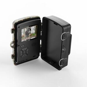 トレイルカメラ 2個 防犯 監視 動物 小型 1080P フルHD 屋外 熱感知 赤外線 人感センサー 配線不要 電池式 防水IP66 庭 駐車場 023の画像7