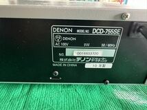 DENON デノン デンオン DCD-755SE CDプレーヤー _画像5