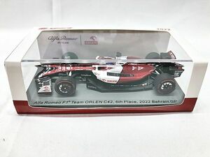 スパーク　1/43　アルファロメオ F1 チーム オーレン C42 No.77 バーレーンGP 2022　S8517　ミニカー　同梱OK　1円スタート★H