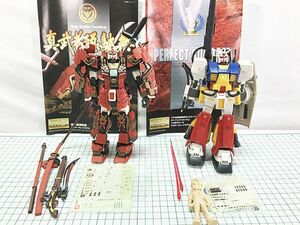 MG　真武者頑駄無・パーフェクトガンダム　 セット　組立済　プラモデル　現状お渡し品　補足参照　1円スタート★S