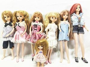  junk * Jenny * Licca-chan * sister etc. doll 7 body set dirt equipped present condition sale goods doll including in a package OK 1 jpy start *S