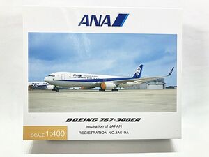 ジャンク◆ 全日空商事　1/400　ANA　B767-300ER Inspiration of JAPAN　JA619A　NH40078　欠品有　飛行機模型　同梱OK　1円スタート★S