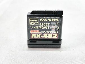  Sanwa RX-482 приемник без коробки . на фото радиоконтроллер 1 иен старт *H