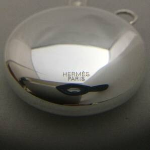 HERMES エルメス パフュームボトル レザー ネックレス シルバー ブラック 925【C036925】の画像8