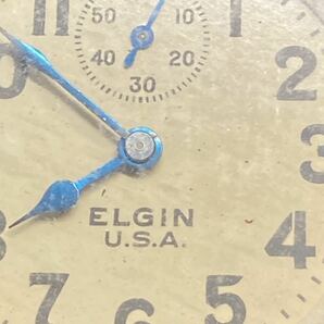 アンティーク CAR.CLOCK? 置時計 アナログ時計 珍品 ELGIN USA オールドカー ジャンクの画像7