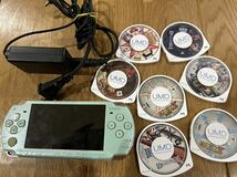 SONY PSP-2000 ミント・グリーン ソフト7本付き_画像1