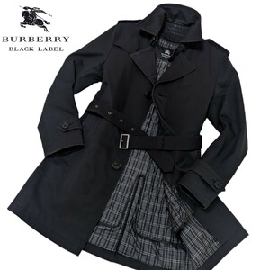 【ライナー付き】バーバリ ーブラックレーベル トレンチコート ロング丈 BURBERRY BLACKLABEL コート ジャケット アウター トレンチ 