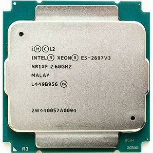 2個セット Intel Xeon E5-2697 v3 SR1XF 14C 2.6GHz 35MB 145W LGA2011-3 DDR4-2133の画像1