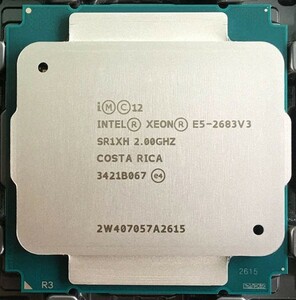 Intel Xeon E5-2683 v3 SR1XH 14C 2GHz 35MB 120W LGA2011-3 DDR4-2133 国内発