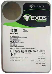 HDD SEAGATE ST16000NM001G 16TB 3.5インチ 7200rpm 6Gb/s SATA3 SATA 中古 