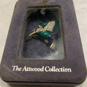 The Attwood collection ブローチ アクセサリー ヴィンテージ アンティーク ハチドリの画像3