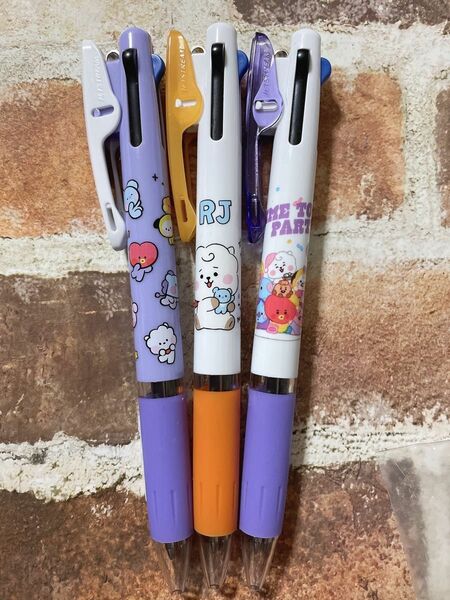 ☆嫌がらせはやめてください!!BT21ジェットストリーム3本セット☆