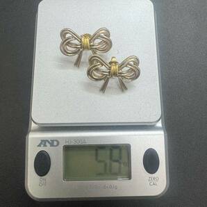 【超お買い得】★TIFFANY&Co. ティファニー 925 750 ピアス 総重量5.8ｇ アクセサリー★の画像6