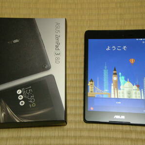 中古品 ASUS Zen Pad 3 8.0 Z581KL P008 元箱付 LET SIMフリー 7.9インチ タブレット 外観,ボタン部打痕傷ありの画像1