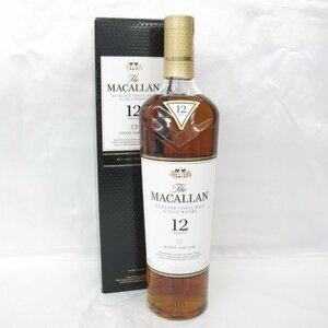 1円～【未開栓】The MACALLAN ザ・マッカラン 12年 シェリーオーク ウイスキー 700ml 40% 箱付 11541239 0403