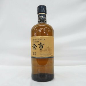 【未開栓】NIKKA ニッカ シングルモルト 余市 10年 ウイスキー 700ml 45％ 11542157 0405