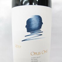 1円～【未開栓】OPUS ONE オーパスワン 2017 赤 ワイン 750ml 14% 11542241 0406_画像2