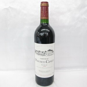 【未開栓】Chateau Pontet Canet シャトー・ポンテ・カネ 1999 赤 ワイン 750ml 13% ※目減りあり 841119610 0406