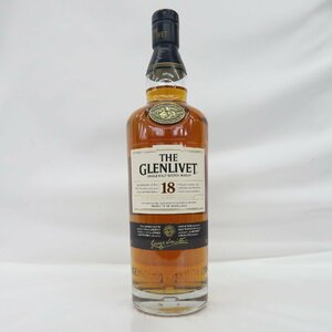 【未開栓】THE GLENLIVET ザ・グレンリベット 18年 シングルモルト ウイスキー 700ml 43% 11541004 0407