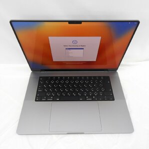 【中古品】Apple アップル ノートパソコン MacBook Pro 2021 16インチ MK1A3J/A スペースグレイ M1 MAX/32GB/SSD1TB 11536509 0408の画像2