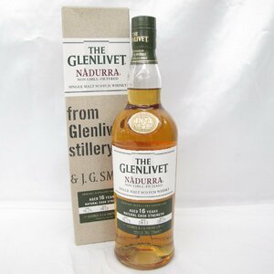 【未開栓】THE GLENLIVET ザ・グレンリベット 16年 ナデューラ ウイスキー 700ml 56.1% 箱付 11532764 0408