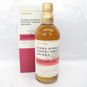 【未開栓】NIKKA ニッカ シングルカフェグレーン ウッディ&メロウ ウイスキー 500ml 55％ 箱あり 11545968 0412の画像1