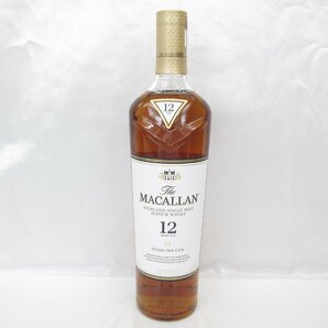 【未開栓】The MACALLAN ザ・マッカラン 12年 シェリーカスク ウイスキー 700ml 40% 箱付き 11545925 0412の画像2