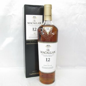 【未開栓】The MACALLAN ザ・マッカラン 12年 シェリーカスク ウイスキー 700ml 40% 箱付き 11545925 0412の画像1