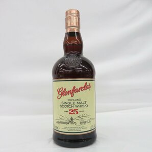 【未開栓】Glenfarclas グレンファークラス 25年 ハイランド シングルモルト ウイスキー 700ml 43% 箱付 11547152 0411の画像2