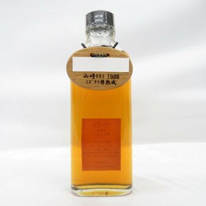 1円~ 【未開栓】SUNTORY サントリー 山崎 モルト 1986 ミズナラ樽熟成 非売品 ウイスキー 190ml 57% 11497915