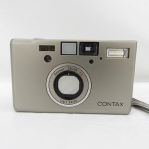 【ジャンク品】CONTAX コンタックス コンパクトフィルムカメラ Carl Zeiss Sonnar 2.8/35T ※動作未確認 11542992 0412の画像2