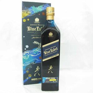 【未開栓】ジョニーウォーカー ブルーラベル イヤー オブ ザ ラビット エンジェル・チェン ウイスキー 750ml 40％ 箱付 11550081 0413の画像1