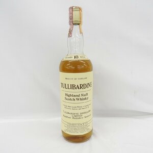 【未開栓】TULLIBARDINE タリバーディン 10年 ハイランドモルト ウイスキー 750ml 40％ 11547565 0413