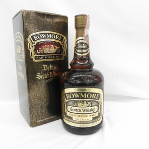 【未開栓】BOWMORE ボウモア アイラ シングルモルト デラックス ダンピーボトル ウイスキー 750ml 43% 箱付 11547562 0413