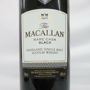 【未開栓】The MACALLAN ザ・マッカラン レアカスク ブラック ウイスキー 700ml 48% 箱付 925132475 0416の画像3