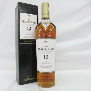 【未開栓】The MACALLAN ザ・マッカラン 12年 シェリーオーク ウイスキー 700ml 40% 箱付 11549543 0416