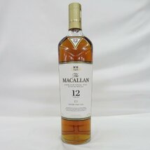 【未開栓】The MACALLAN ザ・マッカラン 12年 シェリーオーク ウイスキー 700ml 40% 箱付 11549543 0416_画像2